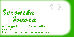 veronika homola business card